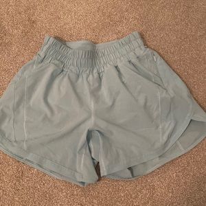 Lululemon 5” Lined Shorts Cyan Blue